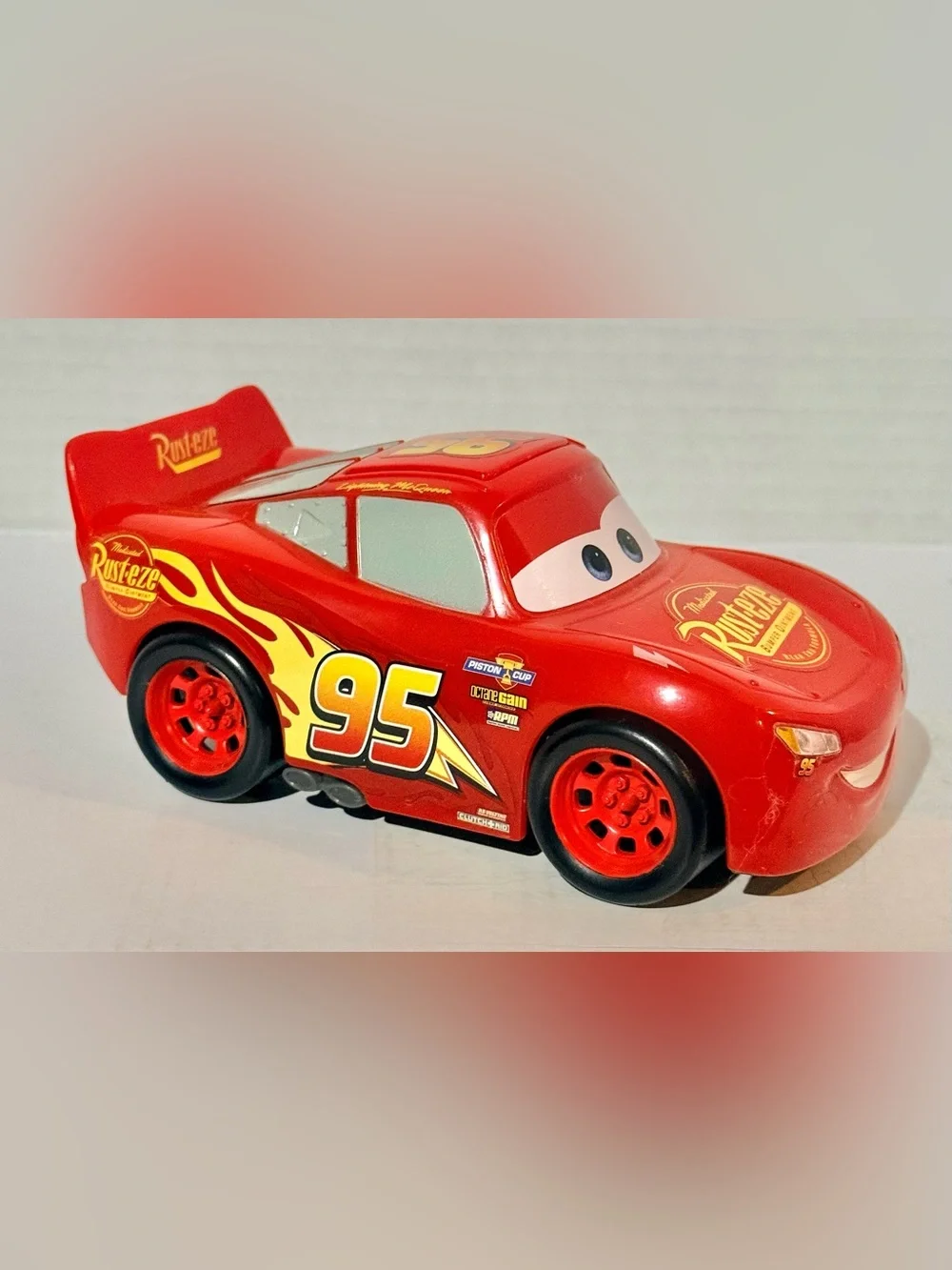 Disney Pixar Cars Lightning McQueen Track Talkers Toy Car ⭐️Pre-Used Good⭐️